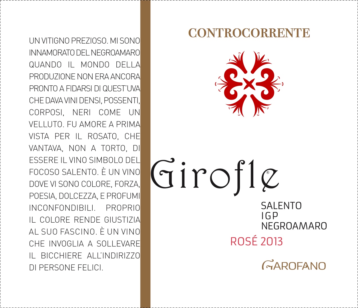 Girofle Controcorrente Vini Garofano