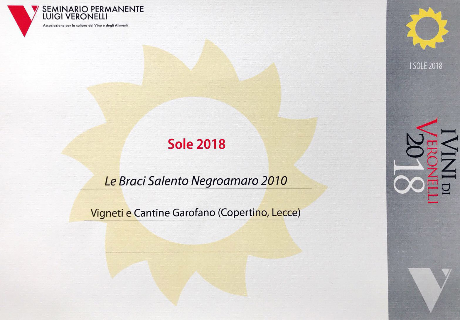 Le Braci Garofano Vini